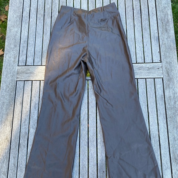 Wilfred Faux Leather Pants - Brown - Picture 4 of 15